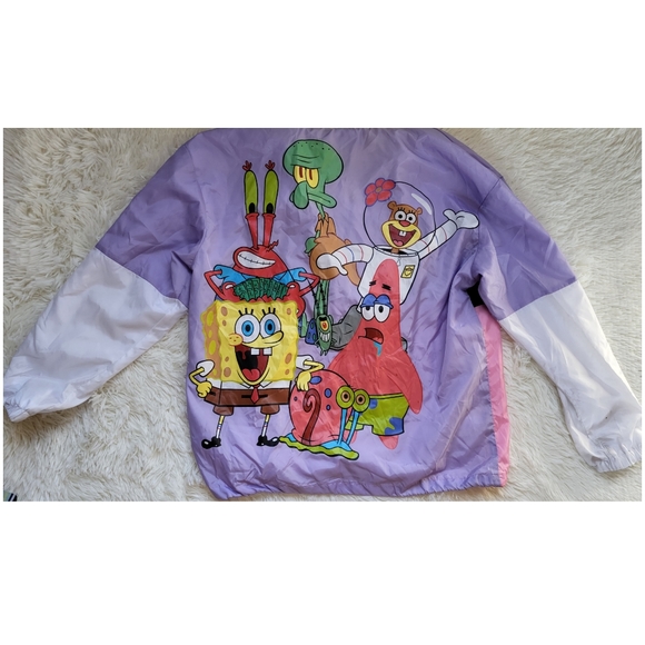 RARE 90's Style Nickelodeon Windbreaker (SpongeBob) - Picture 5 of 7